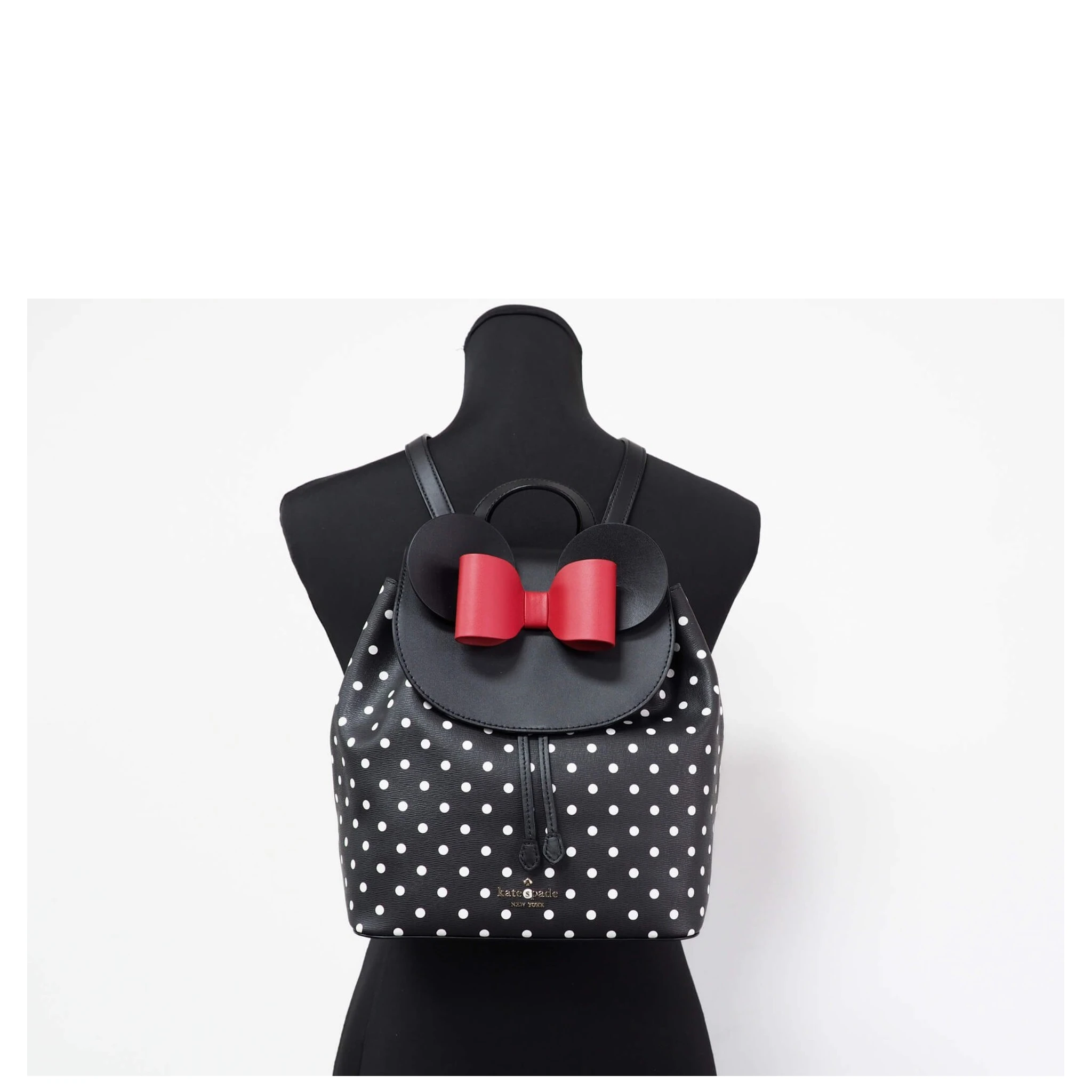 Kate Spade Disney Minnie Mouse Medium Leather Backpack Bookbag Bag