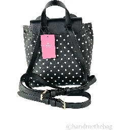 Kate Spade Disney Minnie Mouse Medium Leather Backpack Bookbag Bag