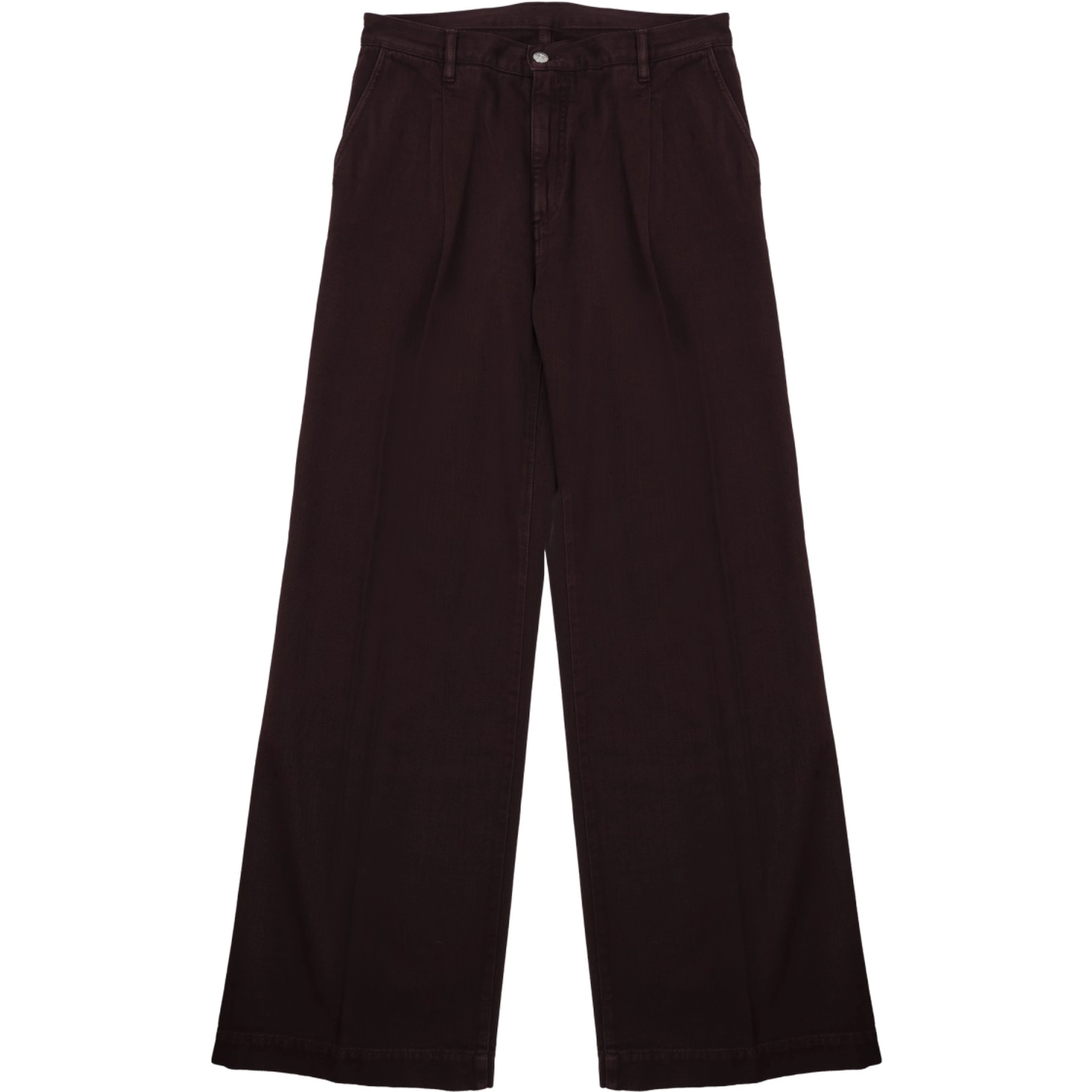 JEANS AMPIO IN COTONE