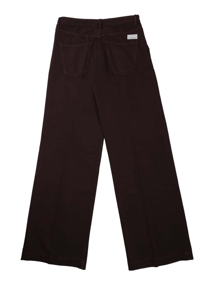 JEANS AMPIO IN COTONE