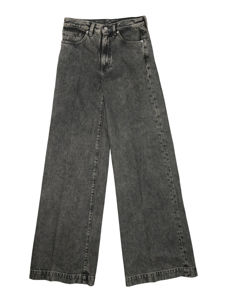 JEANS AMPIO IN COTONE