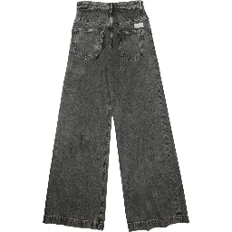 JEANS AMPIO IN COTONE