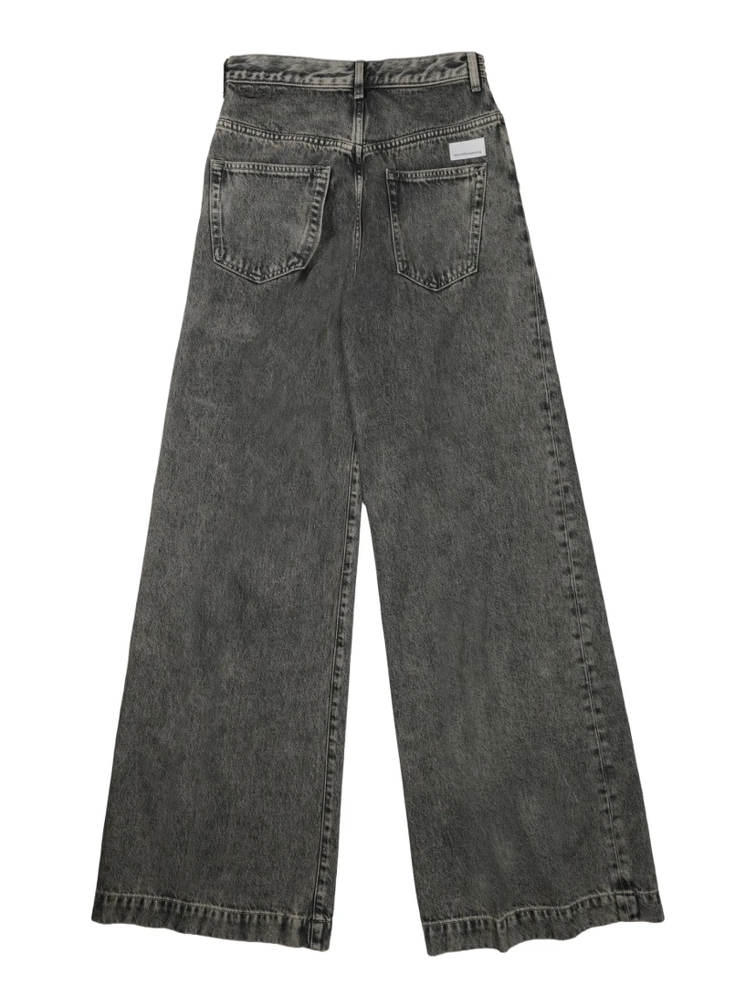 JEANS AMPIO IN COTONE
