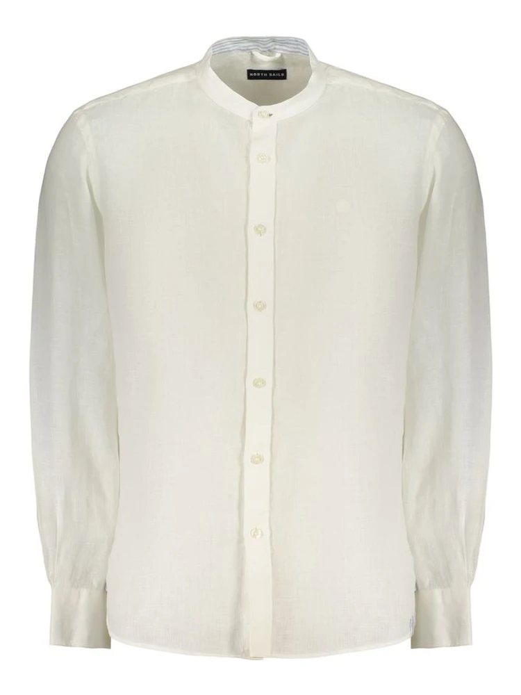 White Linen Men's Shirt