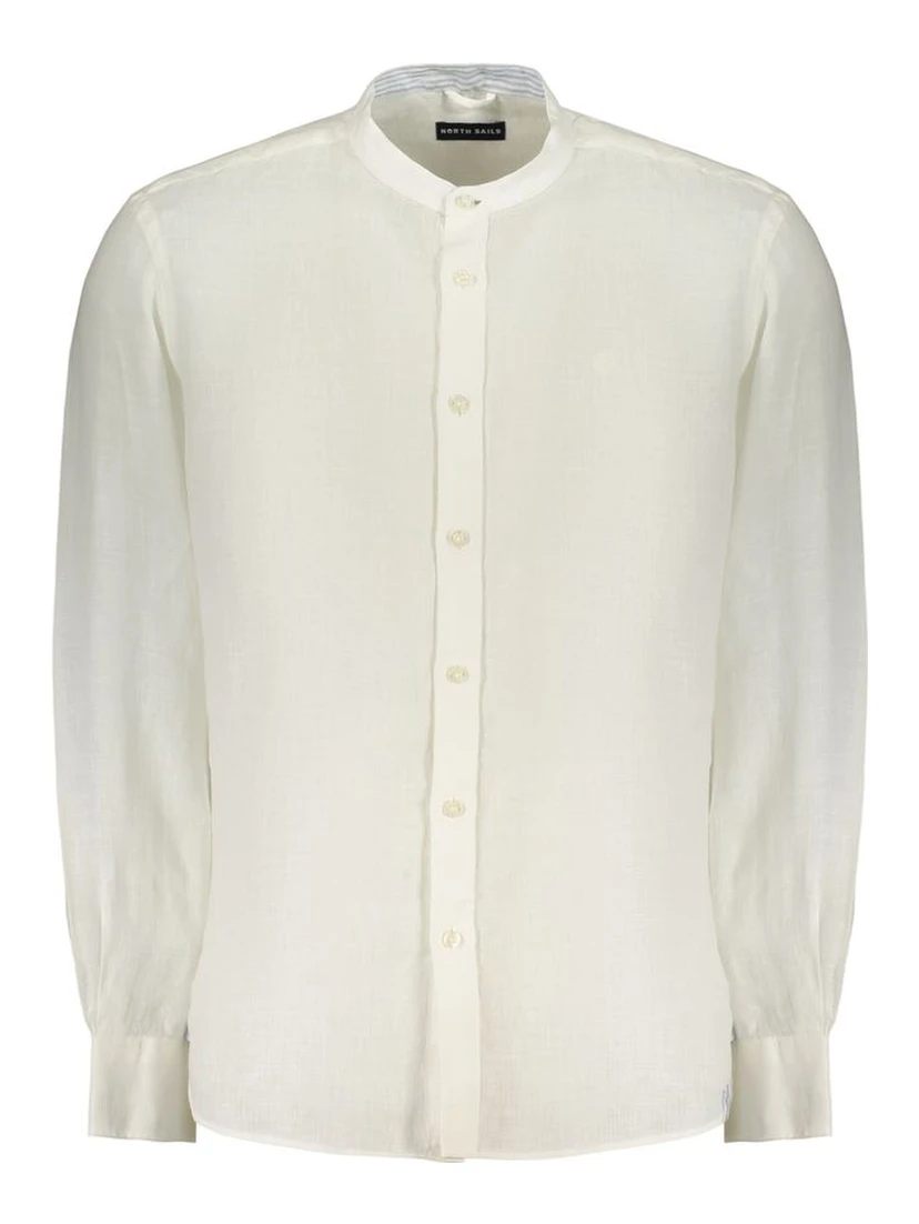 White Linen Men's Shirt