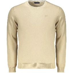 Beige Cotton Sweatshirt