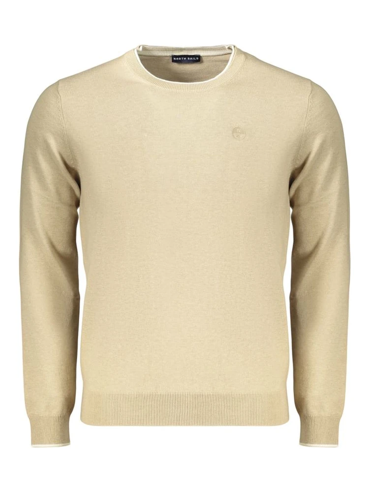 Beige Cotton Sweatshirt