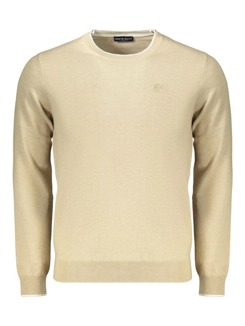 Beige Cotton Sweatshirt