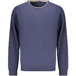 Blu Cotton Uomo Shirt