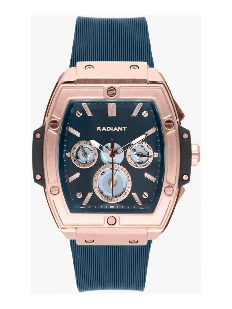 Blue Synthetic Dress Watch