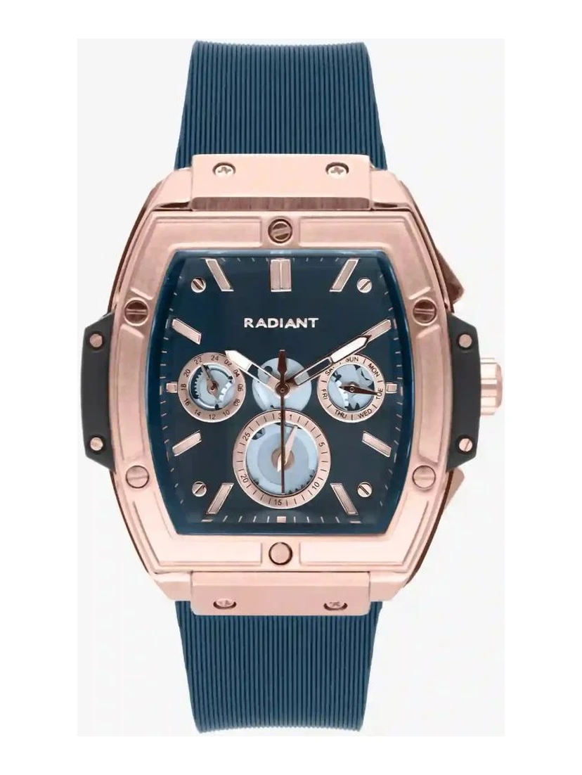 Blue Synthetic Dress Watch