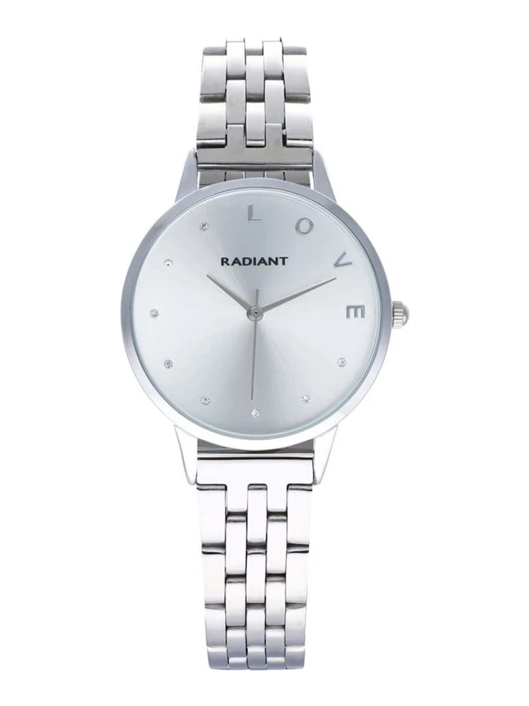 Gray Stainless Steel Dress Watch