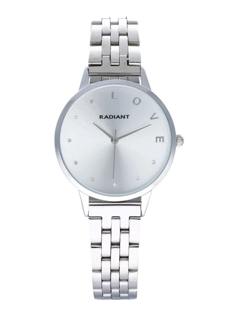 Gray Stainless Steel Dress Watch