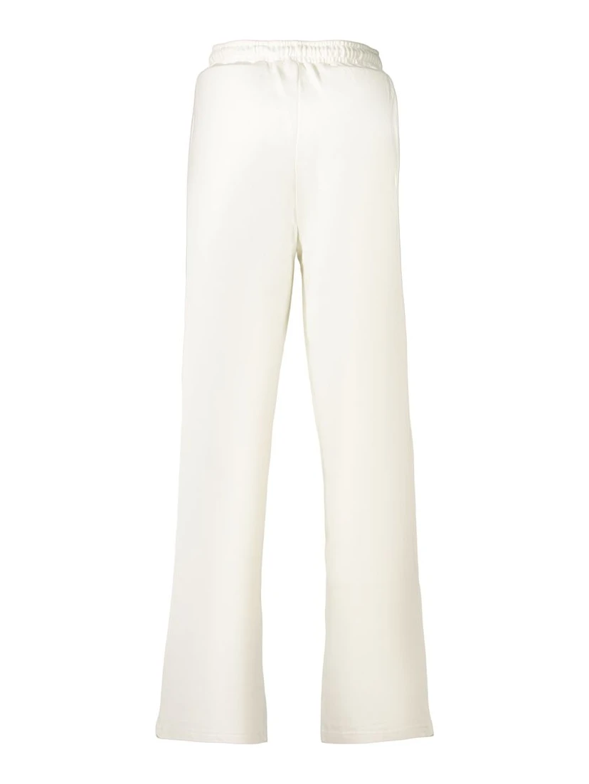White Cotton Women's Pants
