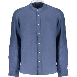 Blue Linen Mens Shirt