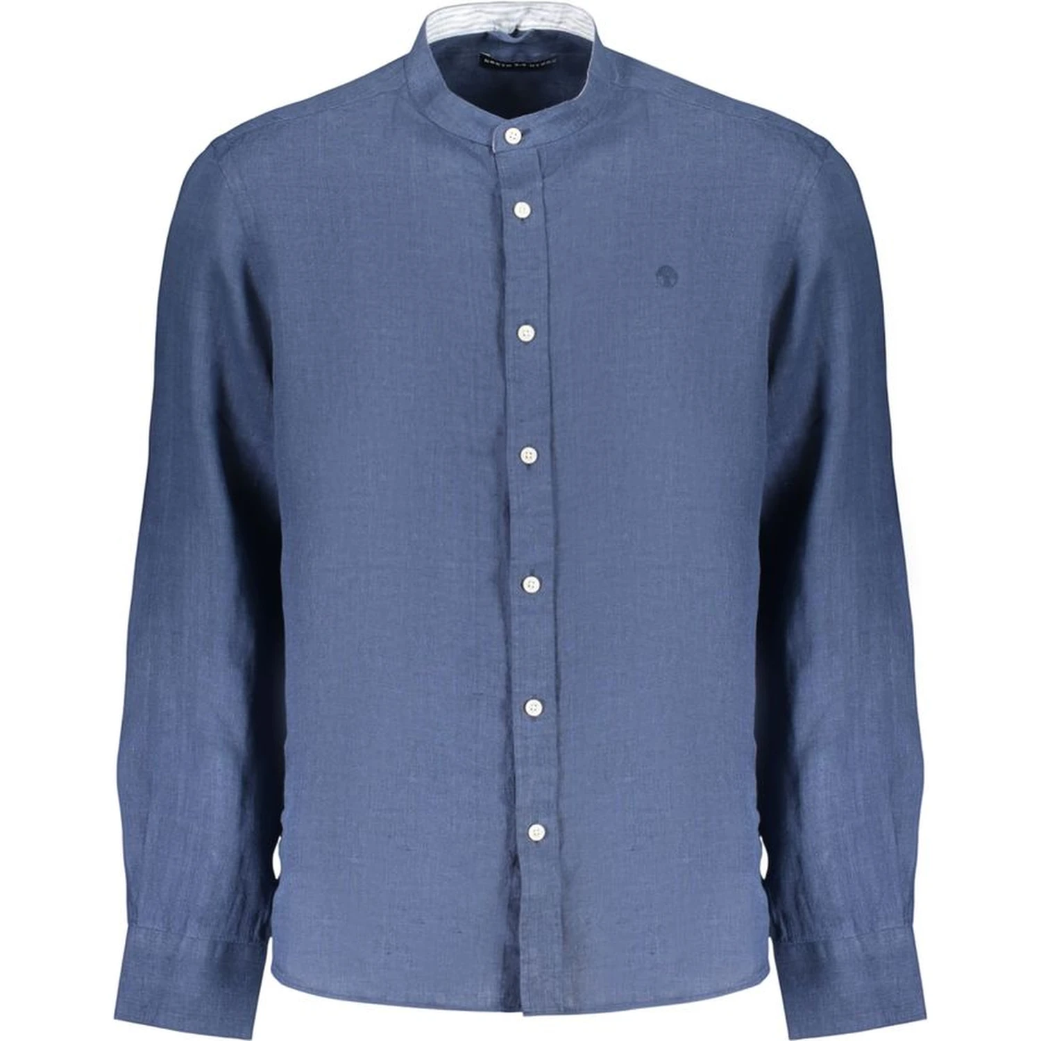 Blue Linen Mens Shirt