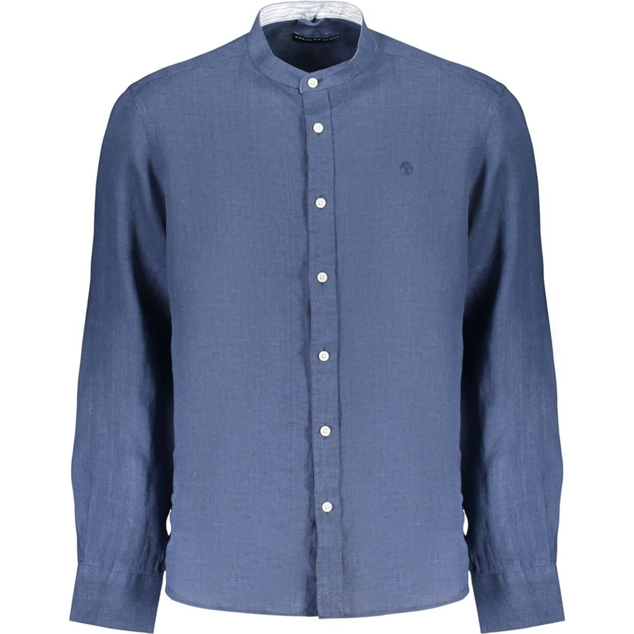 Blue Linen Mens Shirt