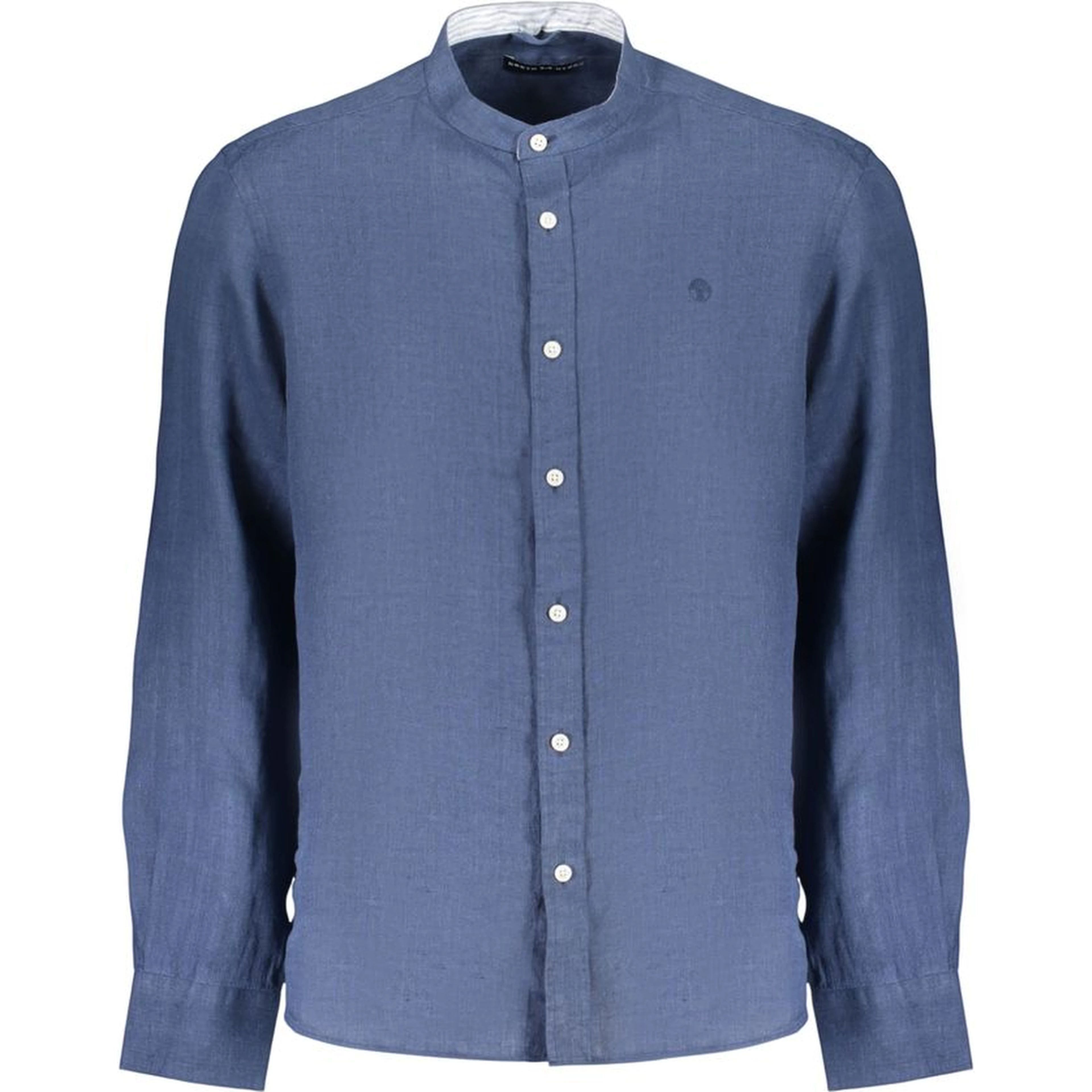 Blue Linen Mens Shirt