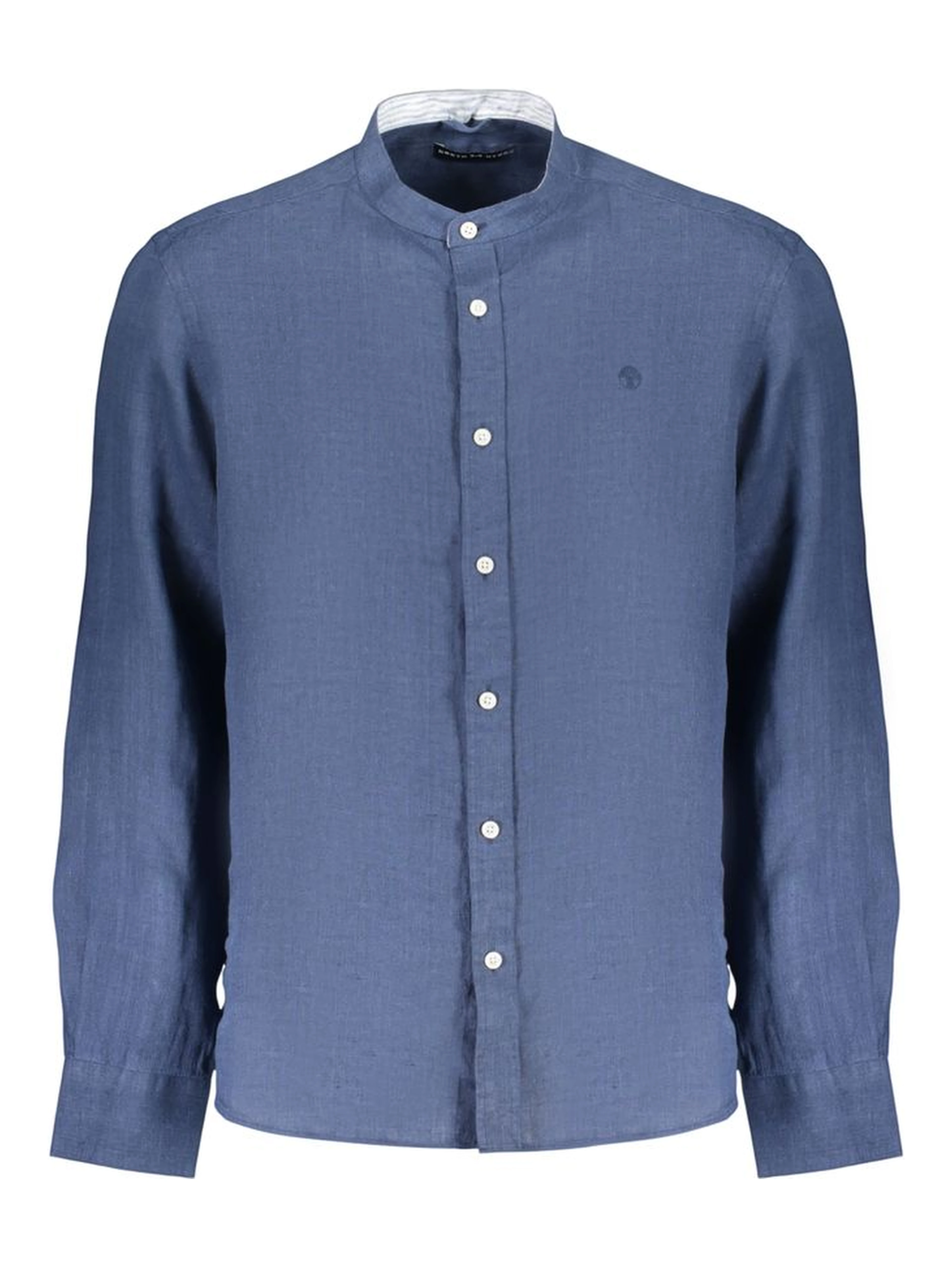 Blue Linen Mens Shirt