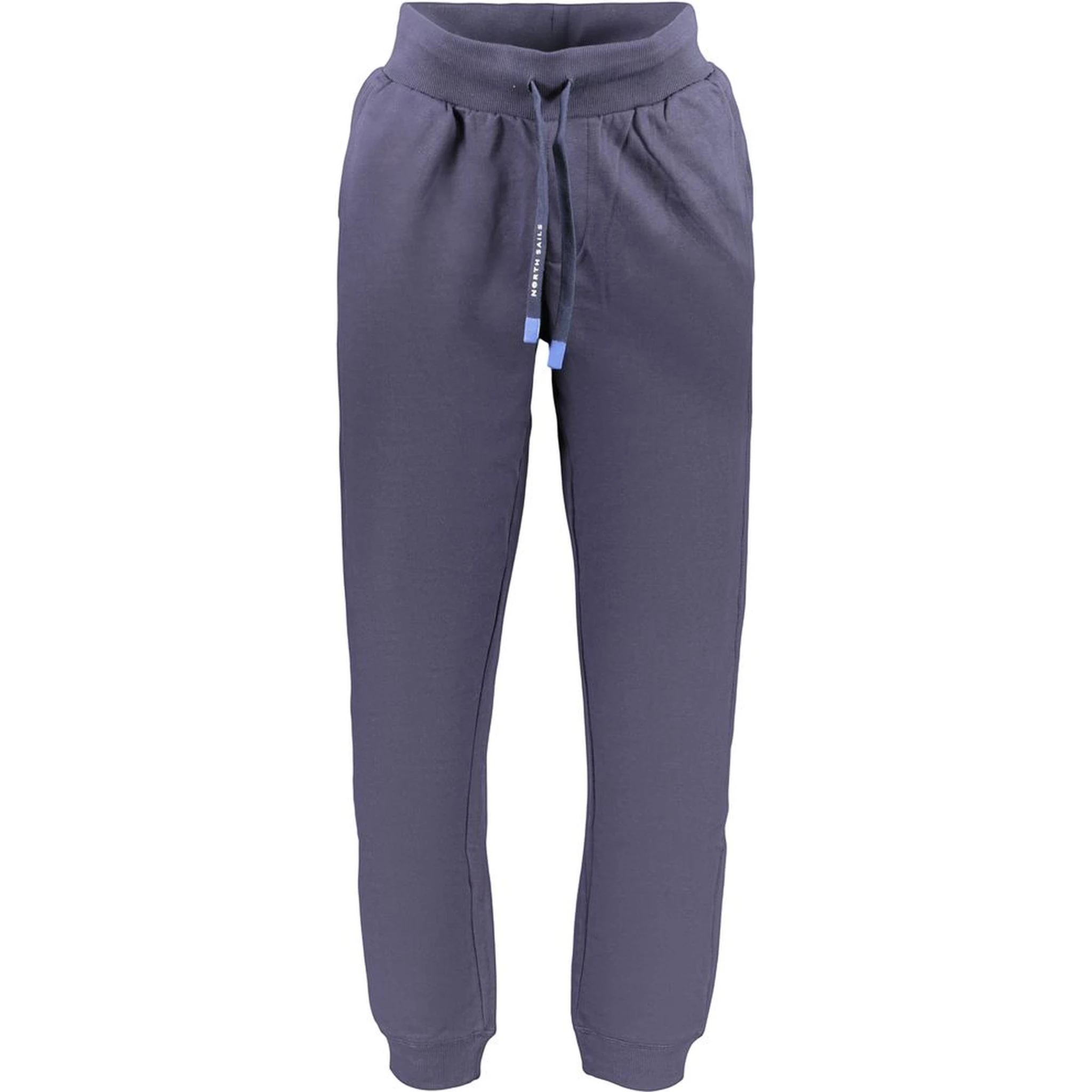 Blue Cotton Men Trouser
