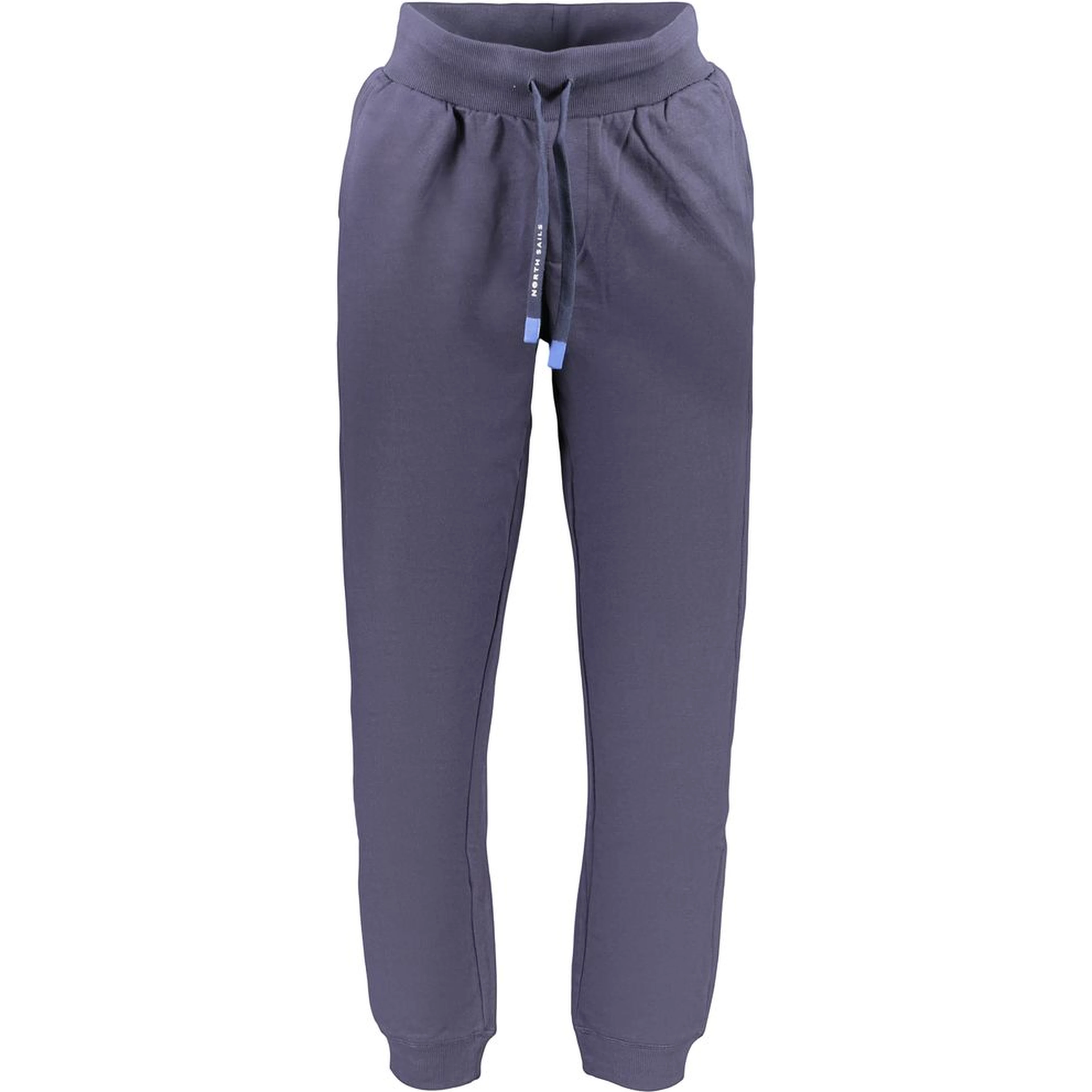 Blue Cotton Men Trouser