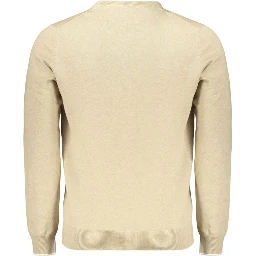 Beige Cotton Sweatshirt