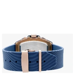 Blue Synthetic Dress Watch