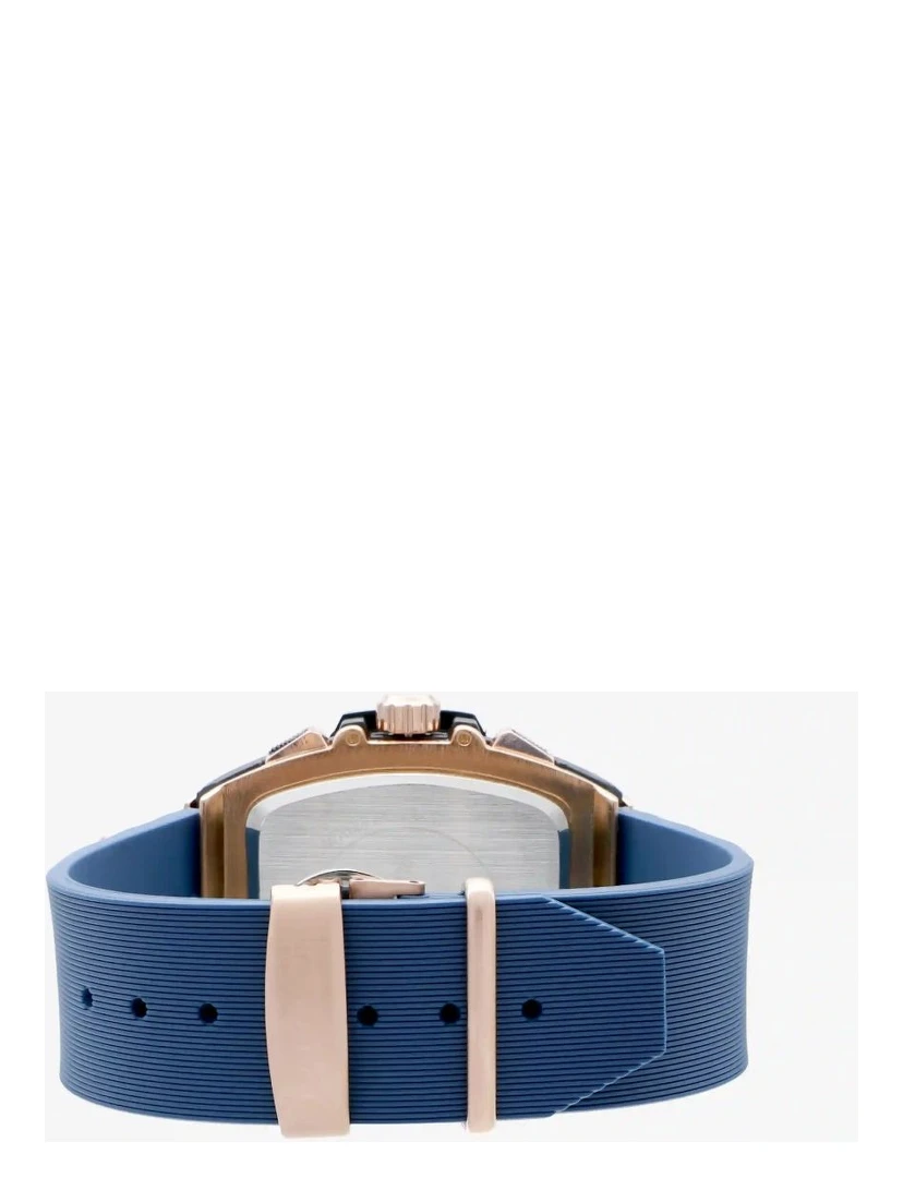 Blue Synthetic Dress Watch