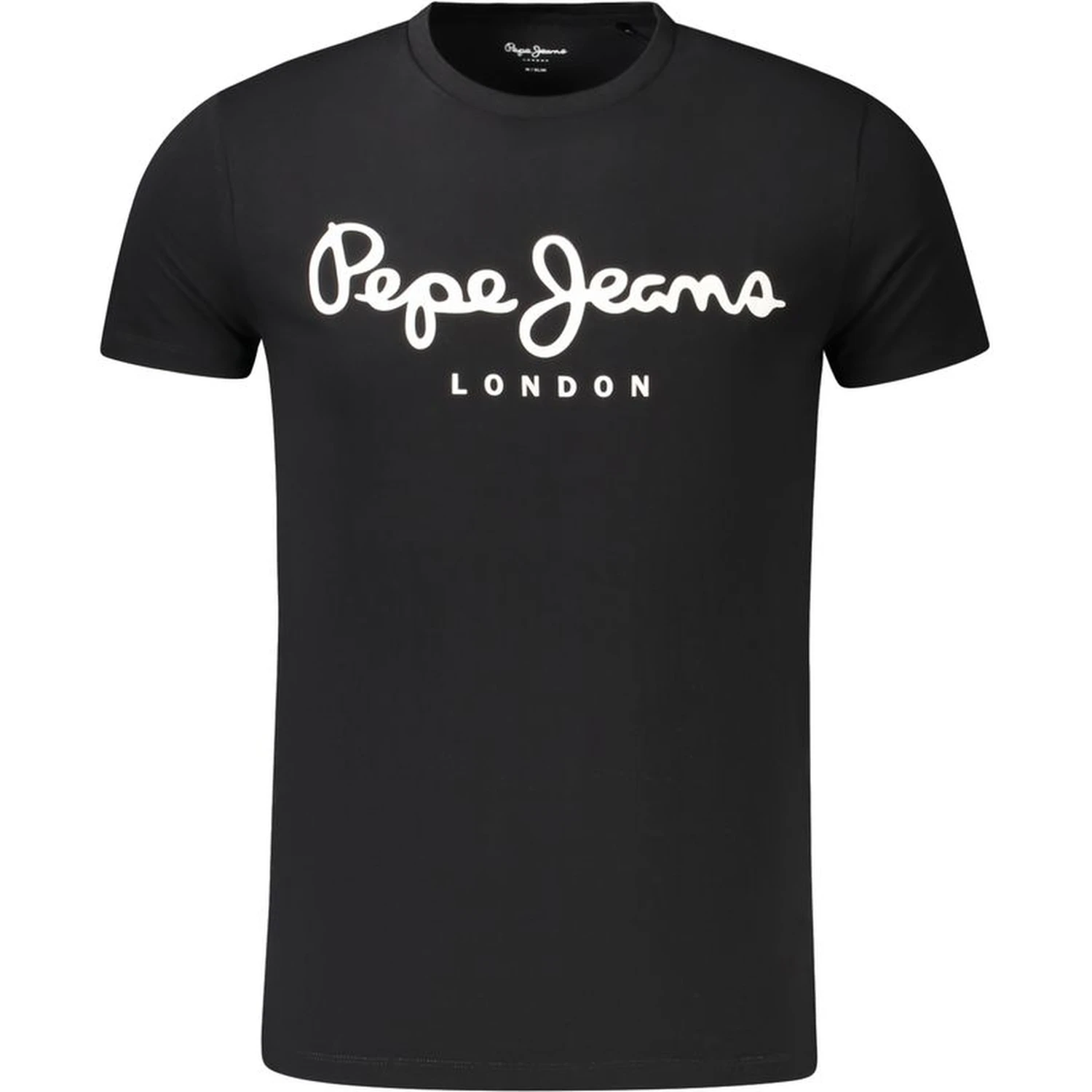Black Cotton Men's T-Shirt