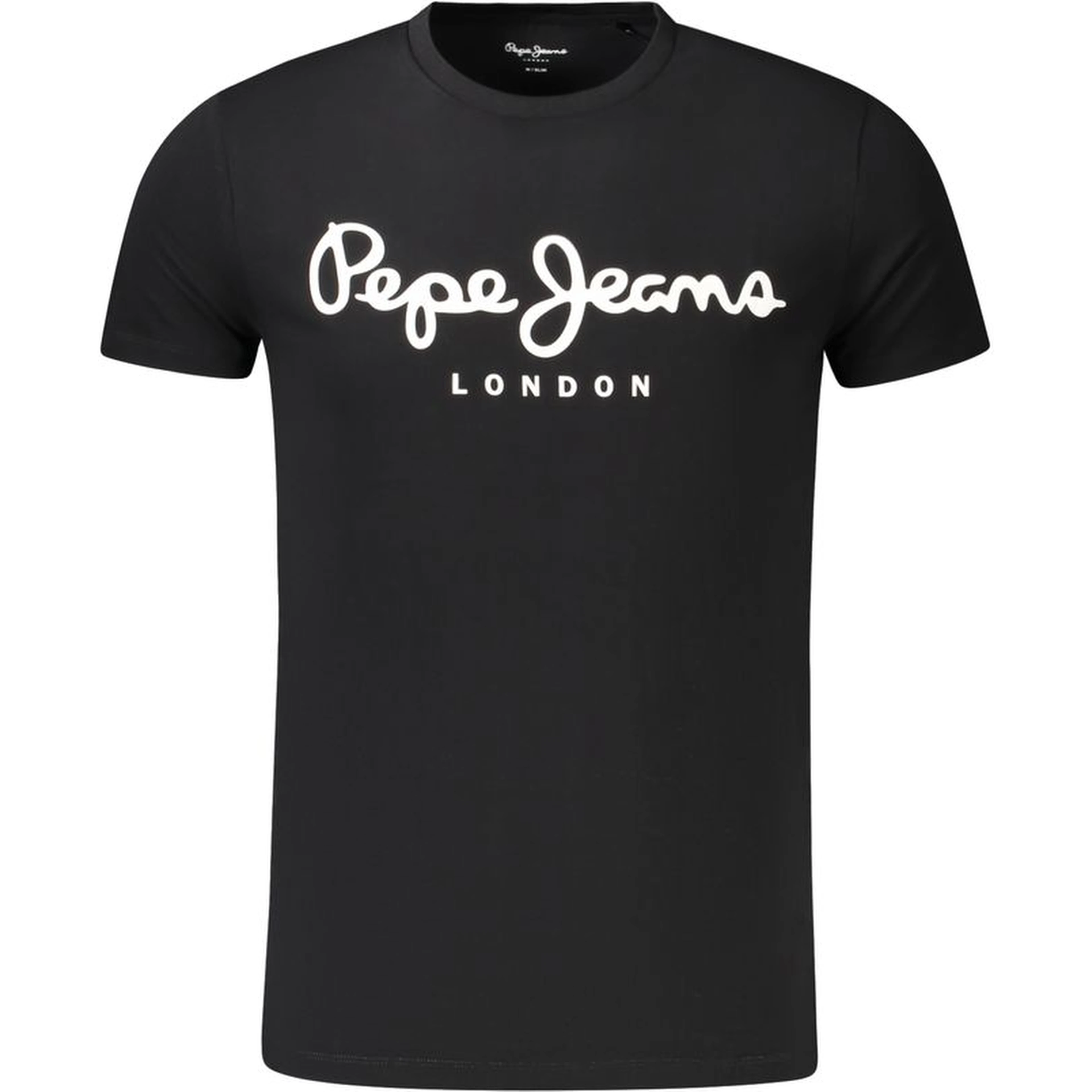 Black Cotton Men's T-Shirt
