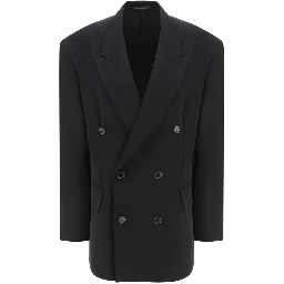 Black Wool Oves Aries Blazer