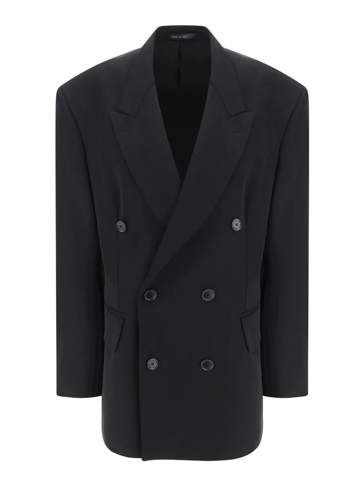 Black Wool Oves Aries Blazer