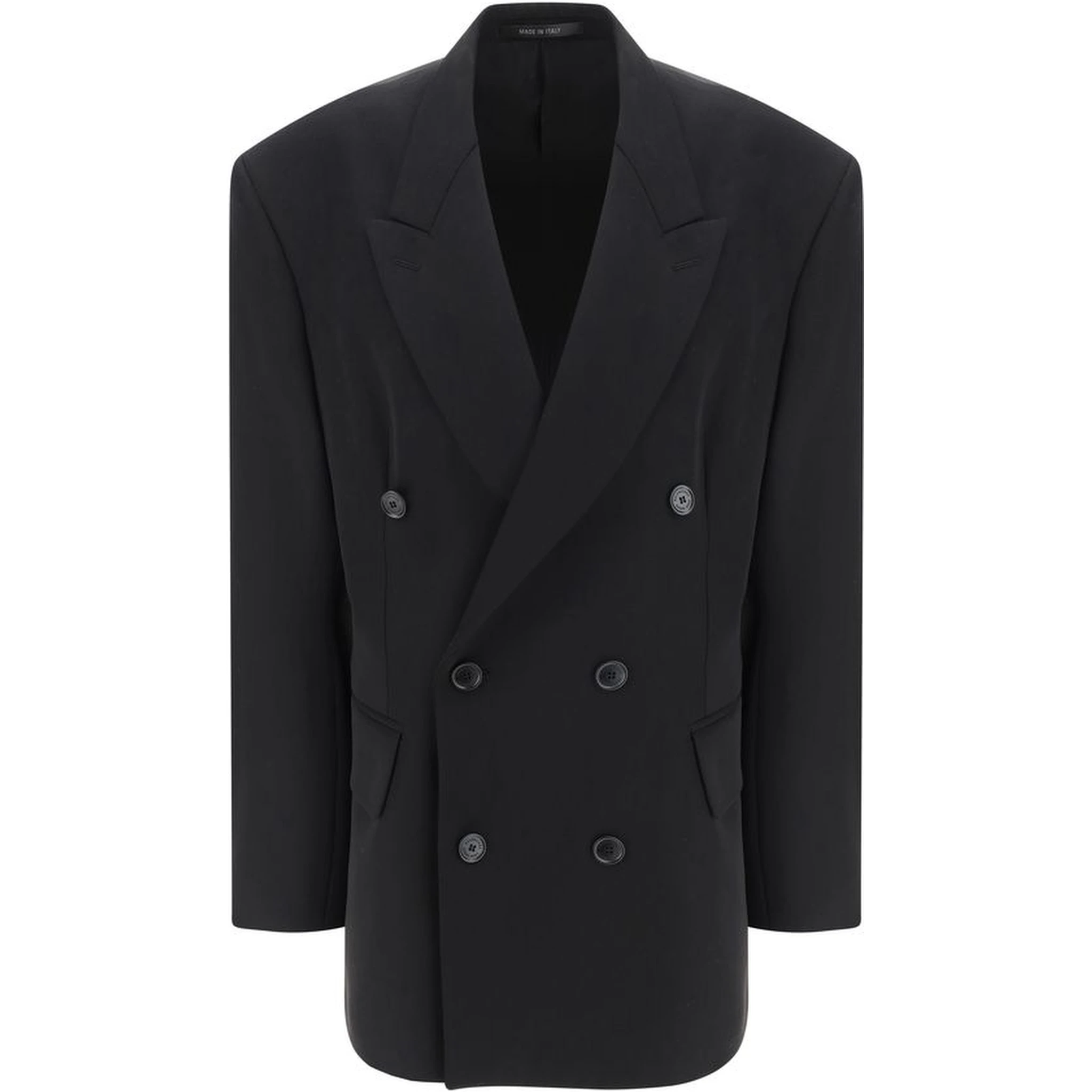 Black Wool Oves Aries Blazer