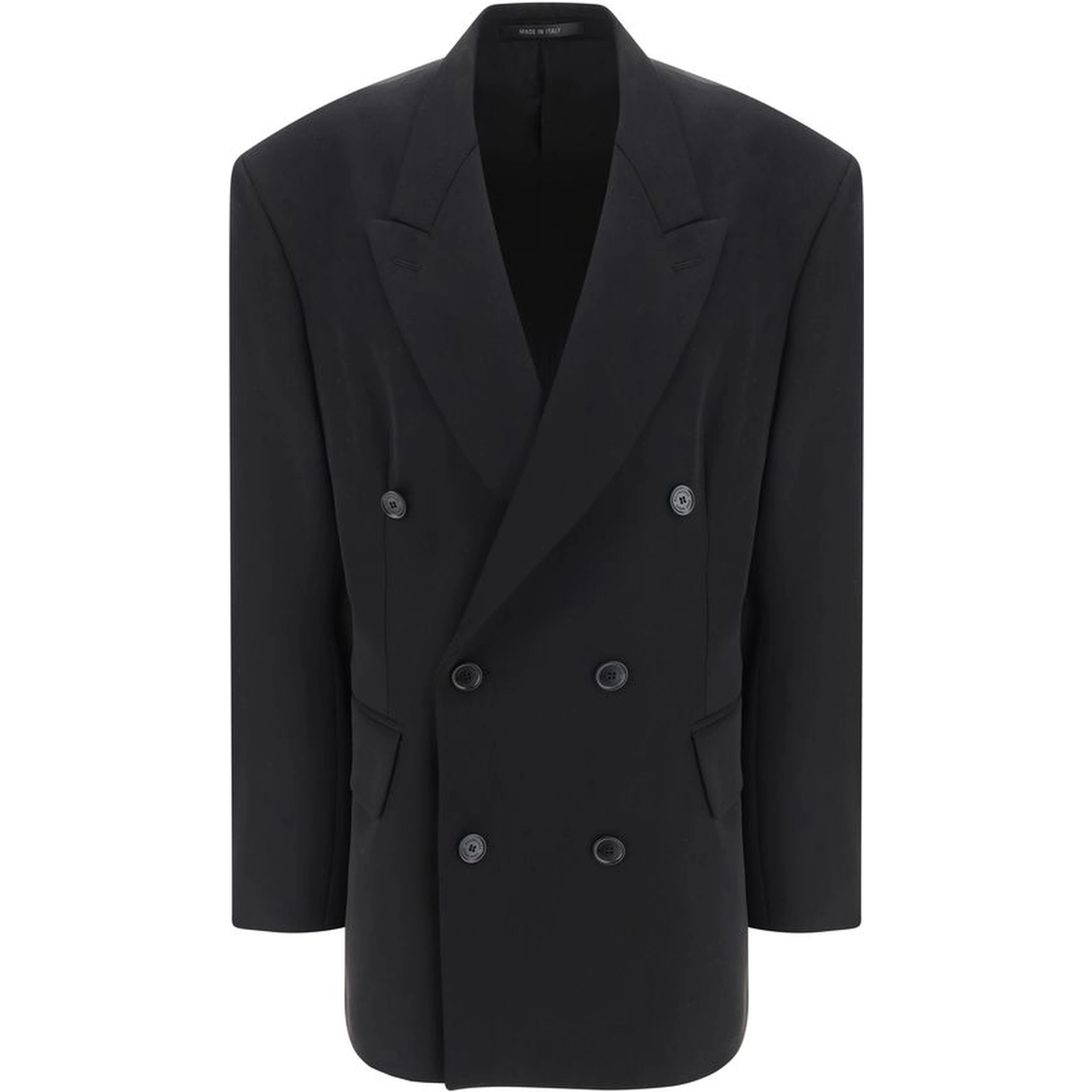 Black Wool Oves Aries Blazer