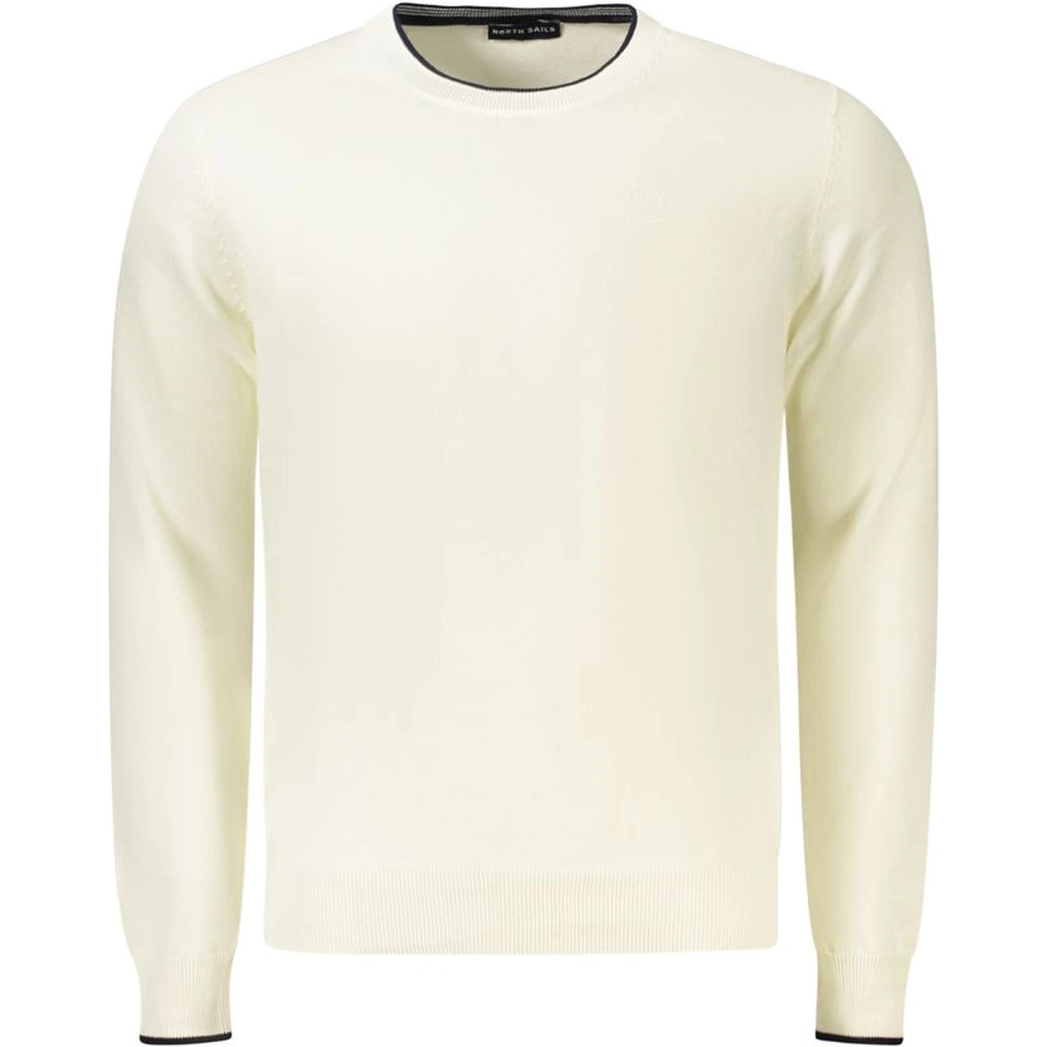 White Cotton Men Jumper