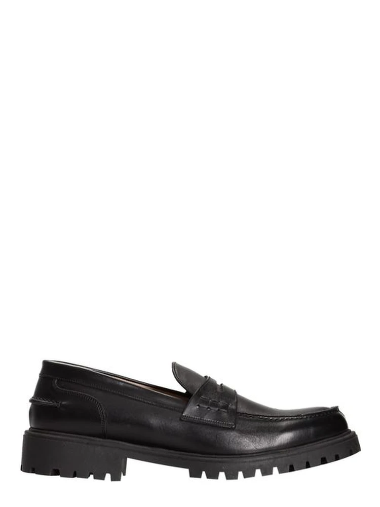 Black Calfskin Men Loafer