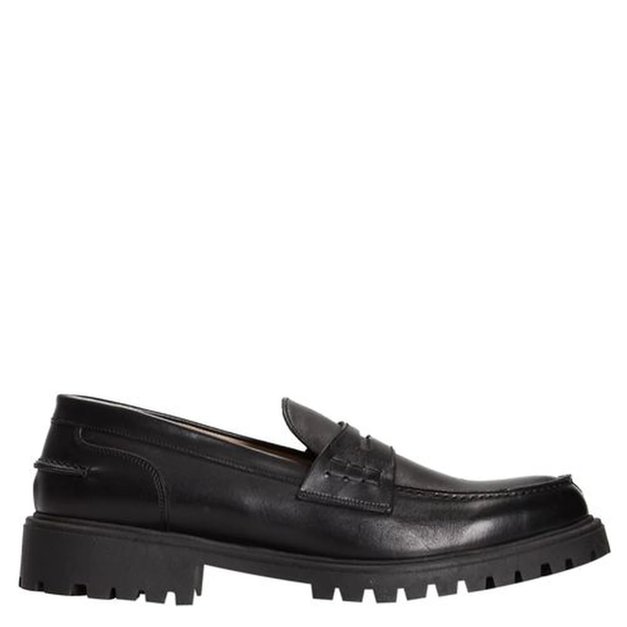 Black Calfskin Men Loafer