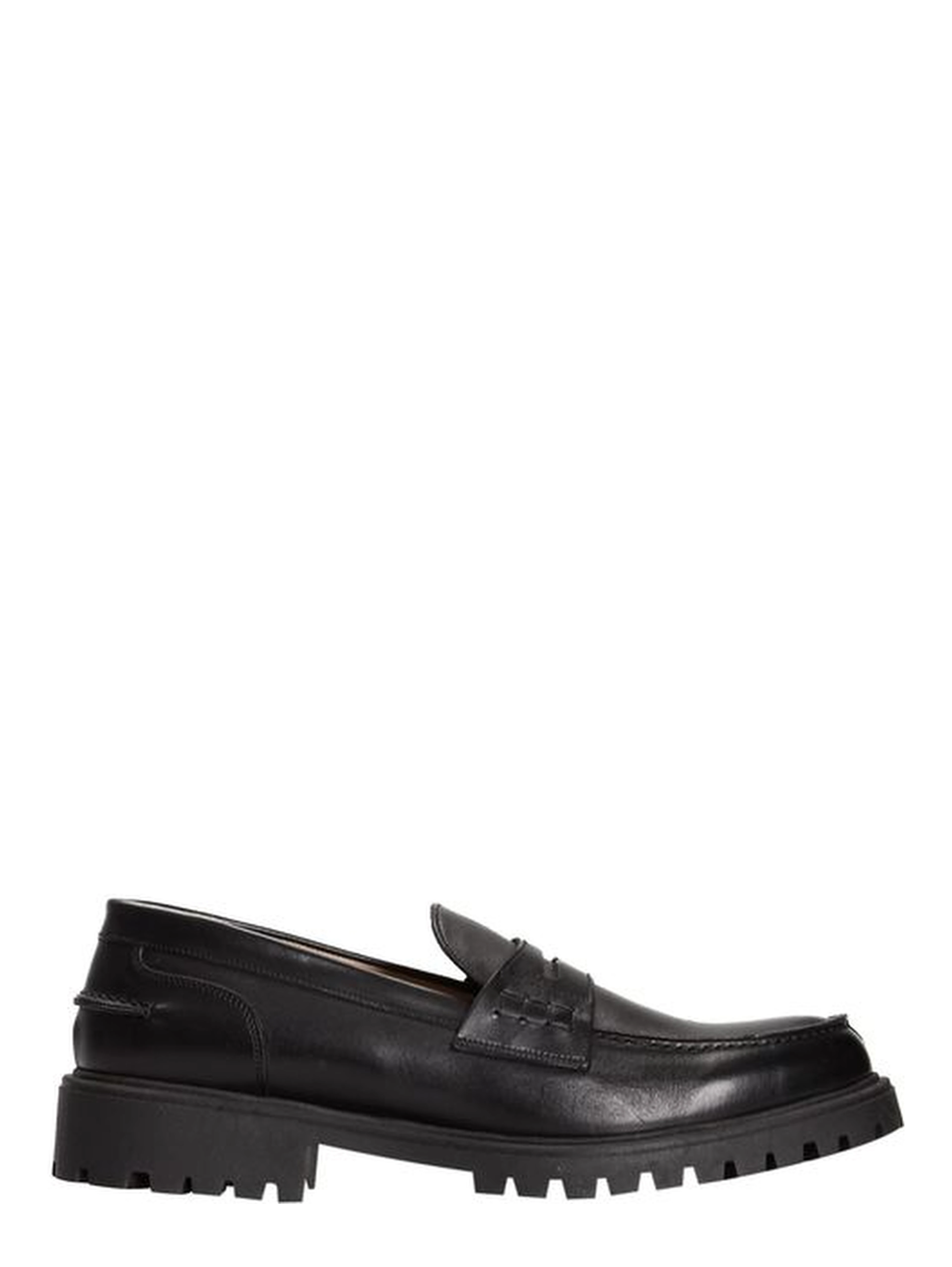 Black Calfskin Men Loafer