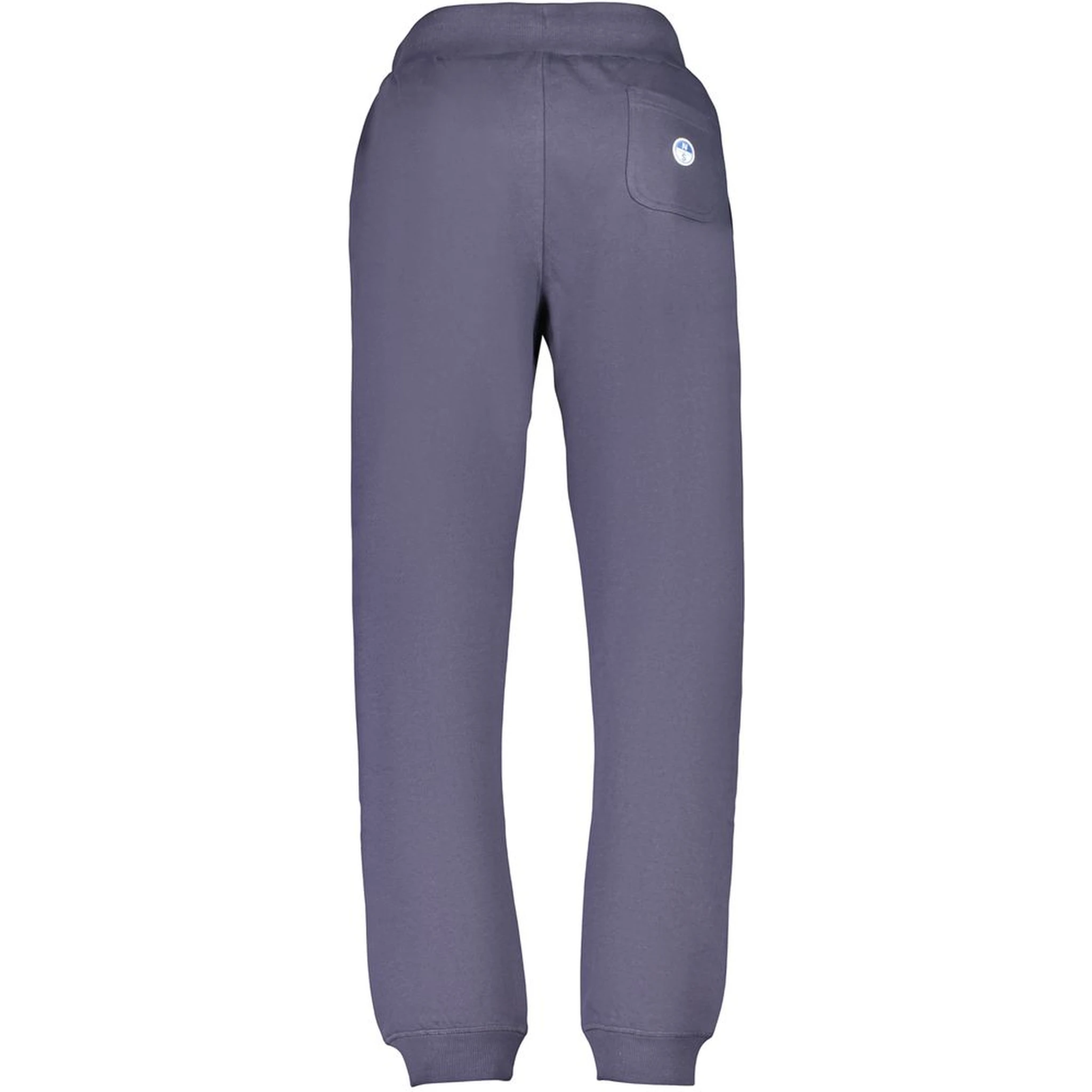 Blue Cotton Men Trouser