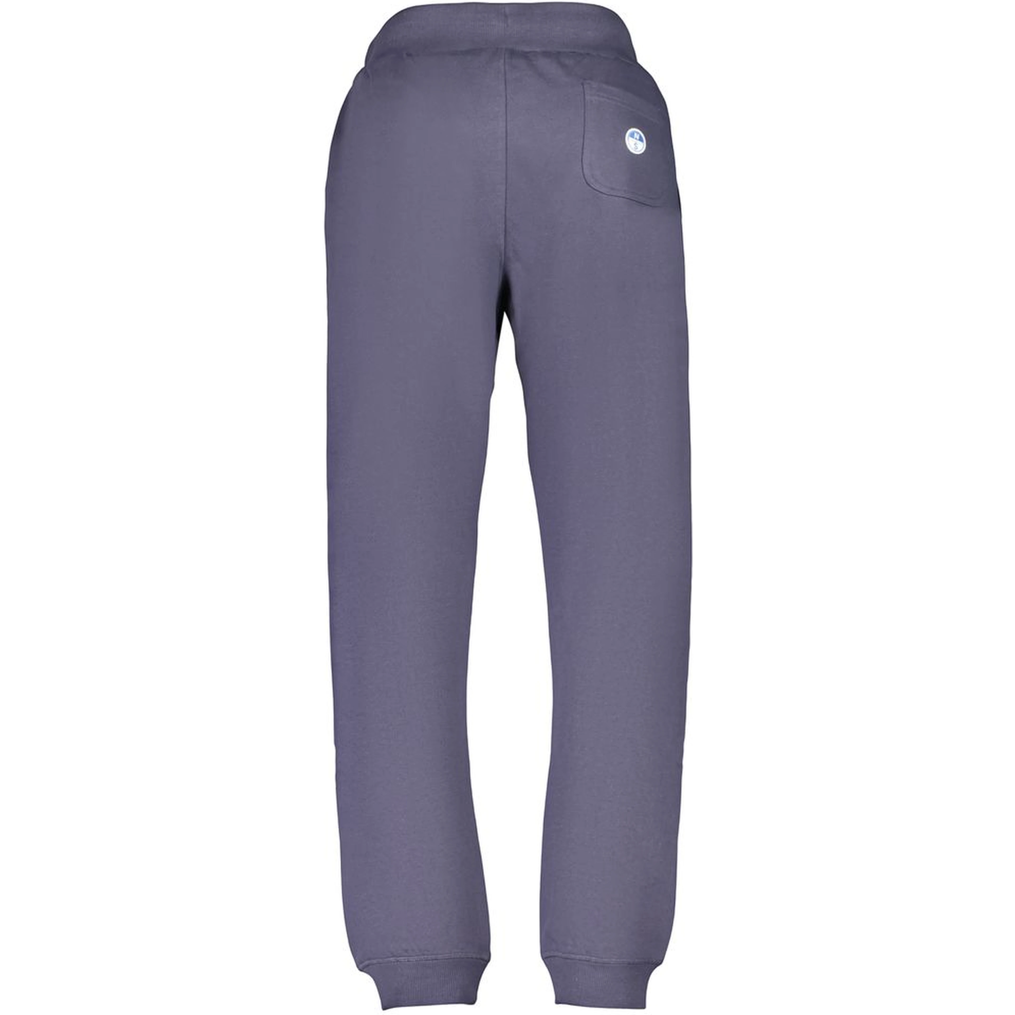Blue Cotton Men Trouser