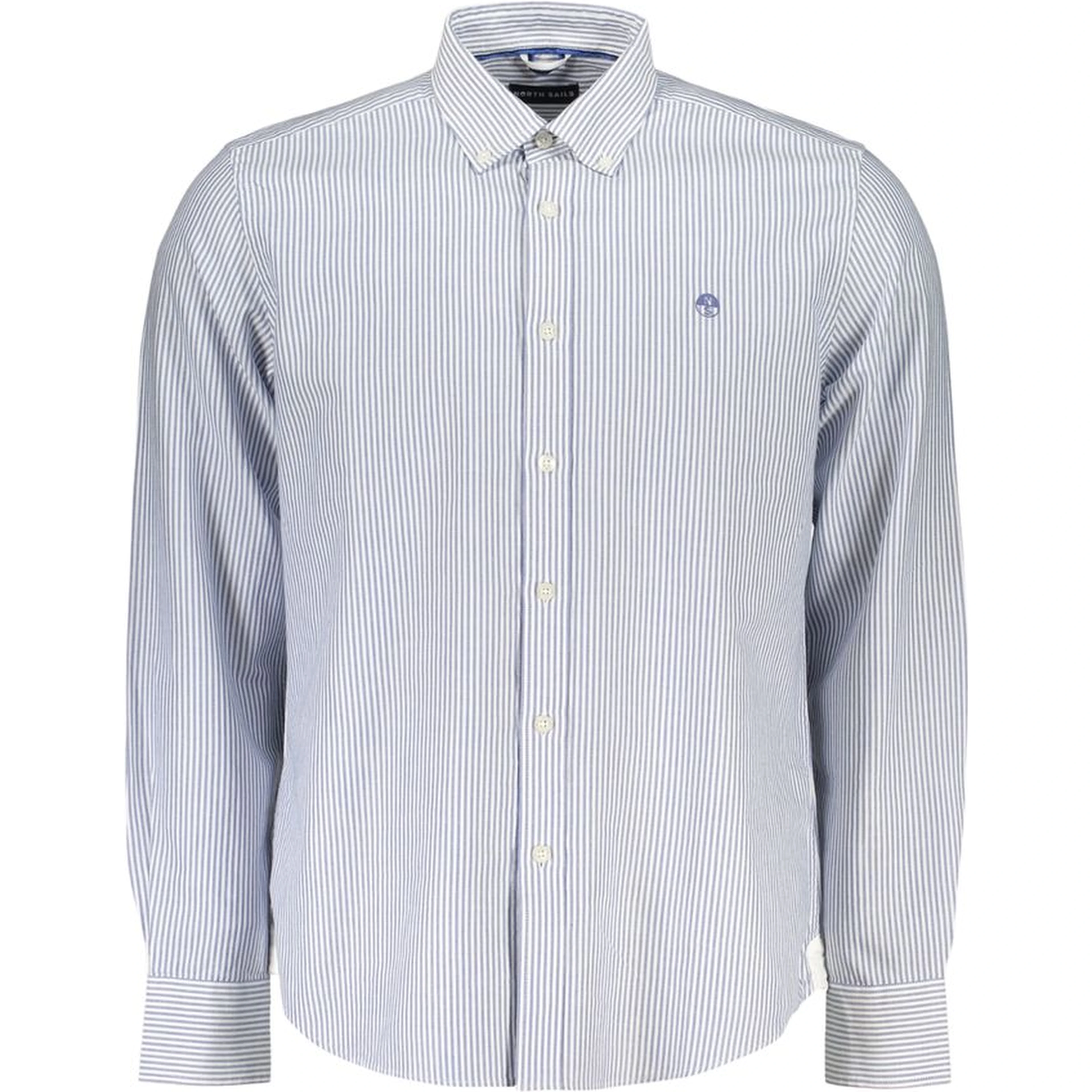 Blue Cotton Dress Shirt