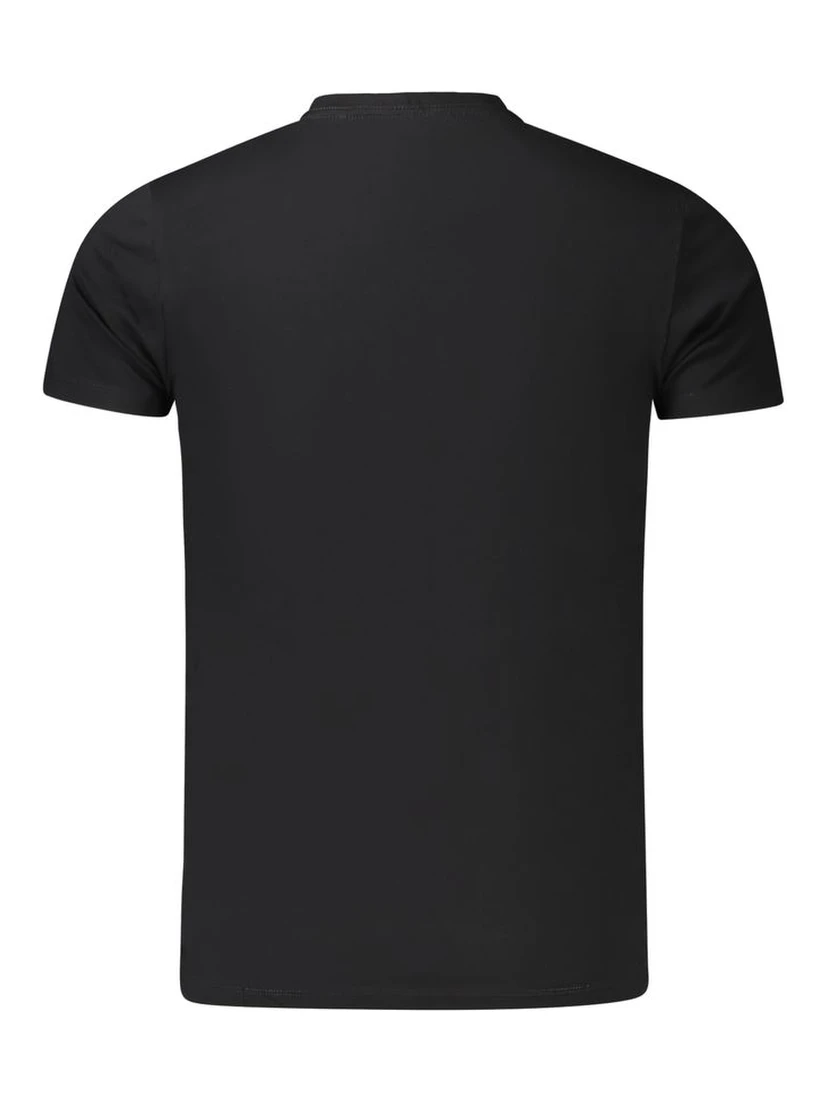 Black Cotton Men's T-Shirt