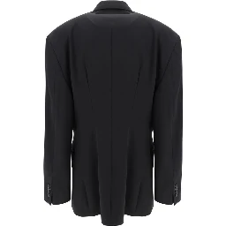 Black Wool Oves Aries Blazer