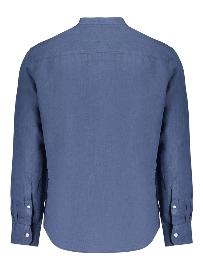 Blue Linen Mens Shirt