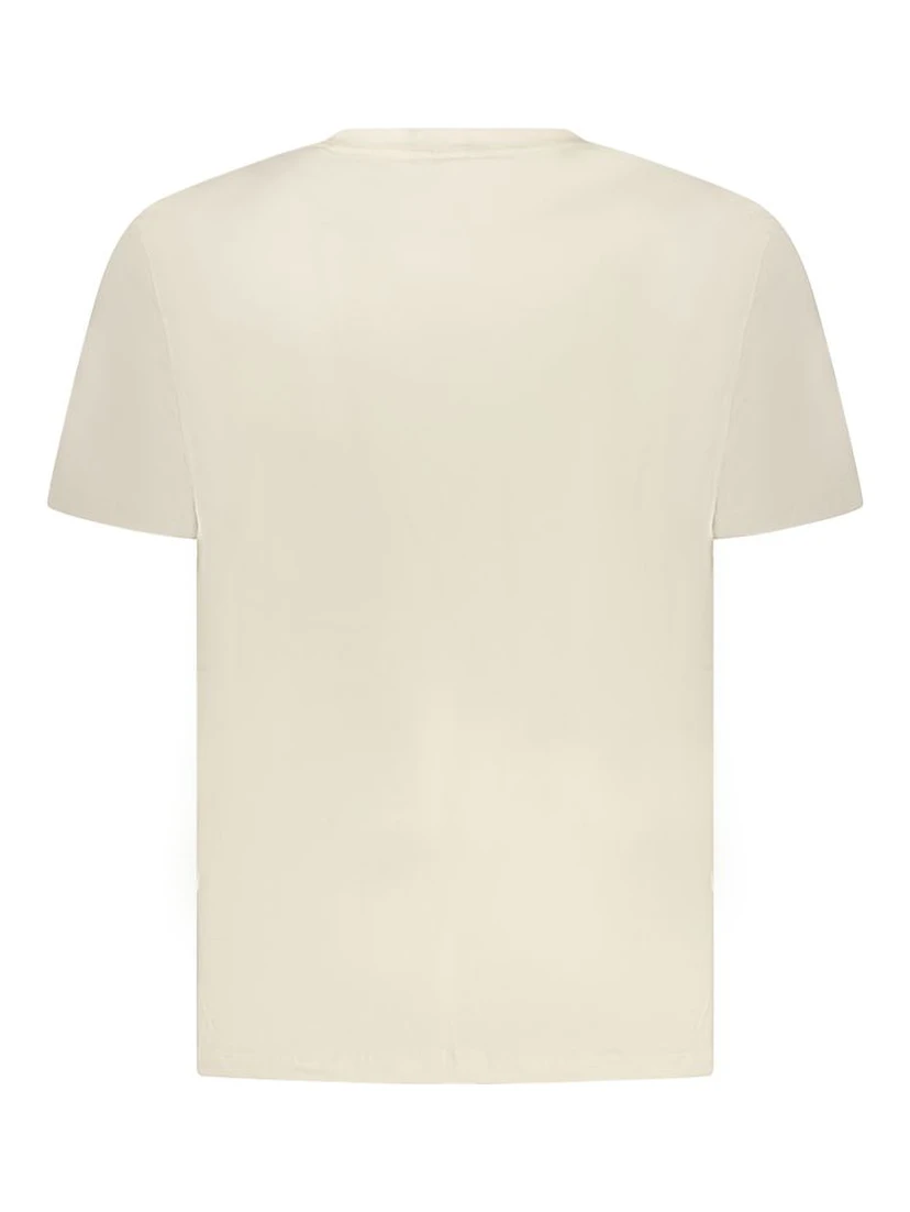 Beige Cotton Men's T-Shirt