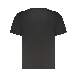 Black Cotton Men's T-Shirt