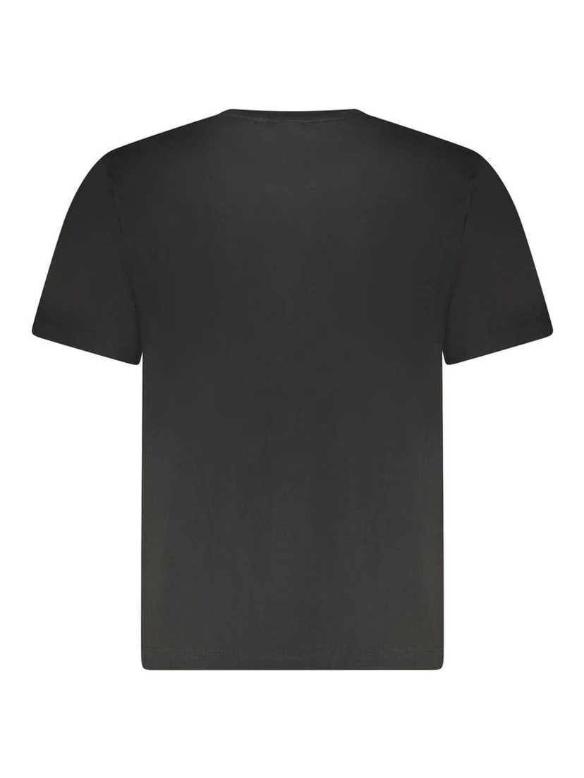 Black Cotton Men's T-Shirt