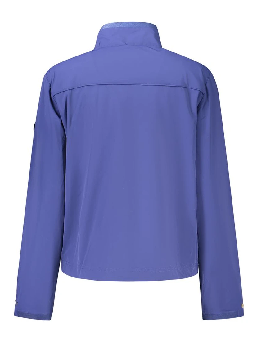 Blue Nylon Women's Jacket