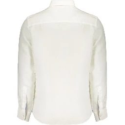 White Linen Men's Shirt