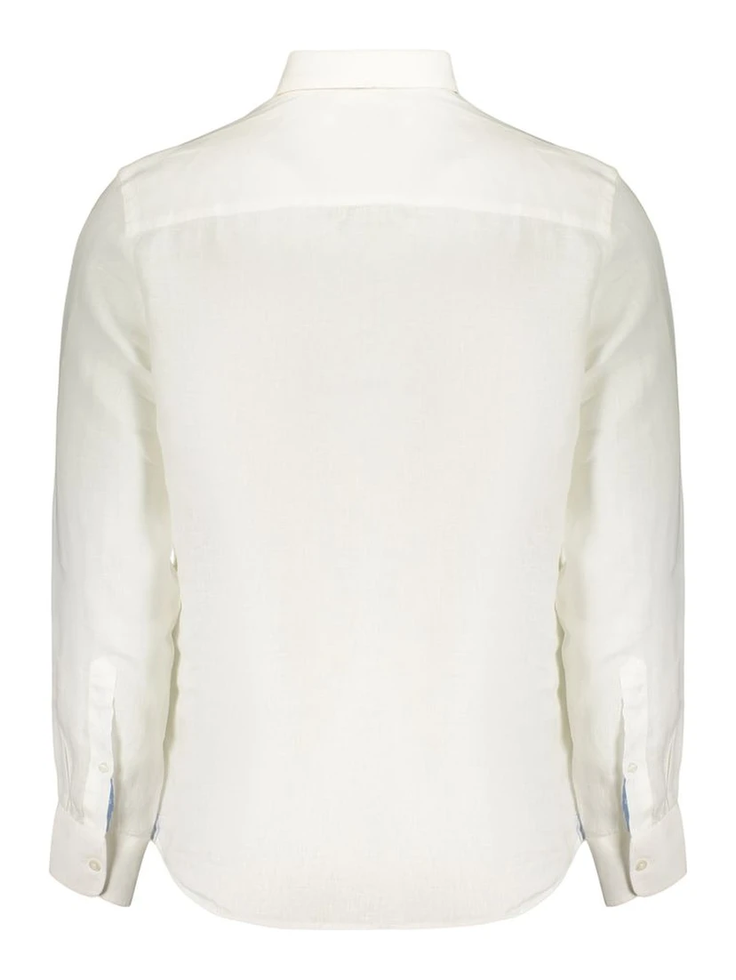 White Linen Men's Shirt